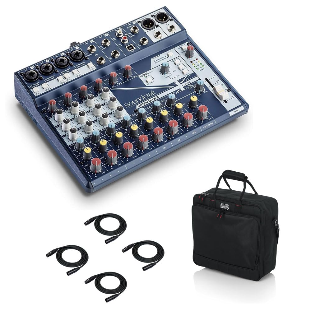 Amazon.com: Soundcraft Notepad-12FX Small-format Analog Twelve